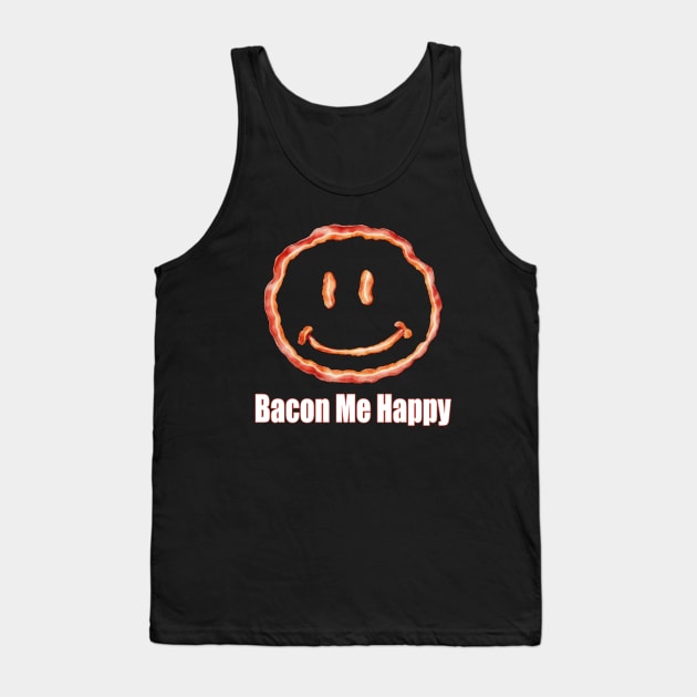 Bacon - I LOVE BACON ! Tank Top by Buff Geeks Art